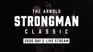 Full Live Stream  Arnold Strongman Classic 2020  Day 2 [upl. by Esirrehc75]