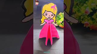 Easy kids doll carft🪆💫😨shorts trending viralvideo funny story diy craft kids reels barbie [upl. by Klusek]