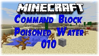 Minecraft Tutorial Command Block  Poisoned Water 010 Deutsch  HD [upl. by Ilrebma]