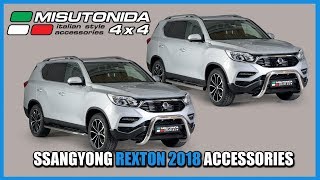 Misutonida 4x4 Italy Ssangyong Rexton 2018 accessories [upl. by Gerstein556]