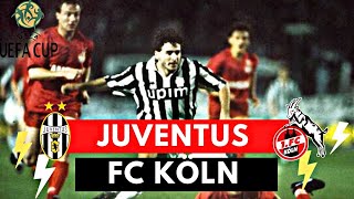 198990  900403 Copa Uefa Juventus vs Colonia [upl. by Jakob]