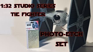 PhotoEtch set for AMTs 132 Studio Series Tie Fighter [upl. by Oicanata]