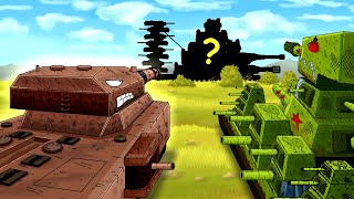 ALL EPISODES ABOUT KV 44 and American Ratte against an unknown monster  Cartoons about tanks [upl. by Atnuahsal]