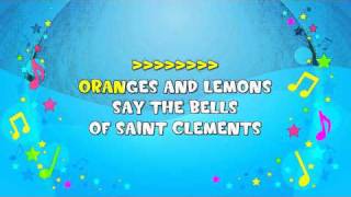 Oranges and Lemons  Sing A Long  Nursery Rhyme  KiddieOK [upl. by Ankeny]