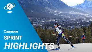 World Cup 2324 Canmore Women Sprint Highlights [upl. by Adair]