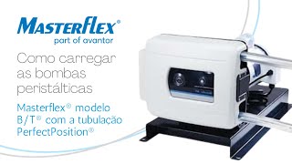 Como carregar as bombas peristálticas Masterflex® modelo BT® com a tubulação PerfectPosition® [upl. by Kosel]