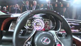 Lexus LFLC Interior at NAIAS 2012 [upl. by Notaes]