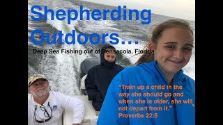 Shepherding Outdoors First Time Deep Sea Fishing [upl. by Adnahsat]