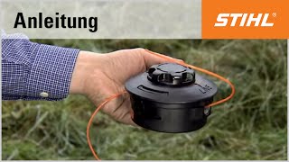 Das Befüllen des Mähkopfs STIHL AutoCut C 252 [upl. by Barling]