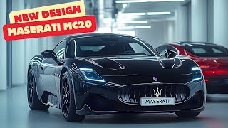 2025 New Maserati MC20  A JawDropping Supercar Experience [upl. by Anahsar398]