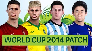 PES 2021 PC World Cup 2014 Patch Free Download [upl. by Fein]