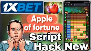 Apple of fortune Hack Script New 1xbet 🩵🍏🍏  اسكربت التفاحه ثغره التفاحه [upl. by Arndt]