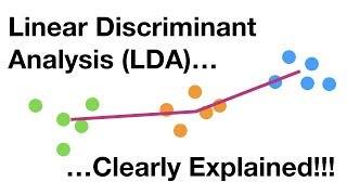 StatQuest Linear Discriminant Analysis LDA clearly explained [upl. by Gilberta211]