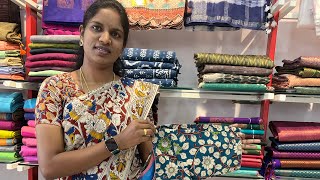 Kalamkari Readymade Blouse just 450💯 pure cotton 9164852727🧑‍🎄🧑‍🎄 [upl. by Enirehs149]