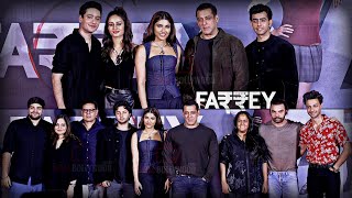 UNCUT  FARREY Official Trailer Launch  FULL HD VIDEO  Salman Khan’s Niece Alizeh Debut Movie [upl. by Anerat]