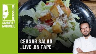 Schnelles Caesar Salad quotLive on Tapequot Rezept von Steffen Henssler [upl. by Niledam]