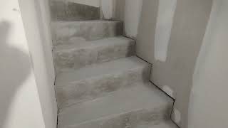 Finition sur escalier en béton cest fini 😎 [upl. by Boswall512]