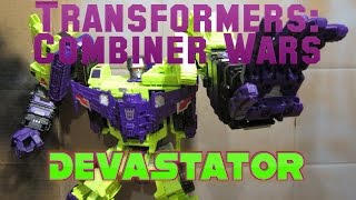 Transformers Combiner Wars Devastator Stop Motion Part 2 [upl. by Kalin980]