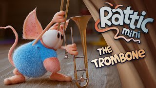 Rattic Mini – The Trombone  Funny Cartoons For Kids [upl. by Ashwin539]