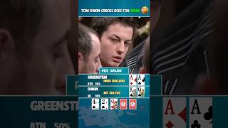 Tom Dwan Cracks Aces 😍 poker highstakespoker [upl. by Taggart715]