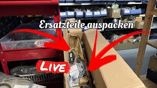 Zündapp Ersatzteile auspacken und einsortieren  Kradstream [upl. by Nedyrb383]