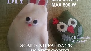 DIY PELUCHE SCALDINO IN MICROONDE FAI DA TESIMIL WARMIESSCALDA NOTTE [upl. by Joan]