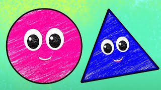 Shapes Song for Children Educational Video amp Song for Kids [upl. by Maleen]