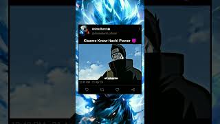 Kisame Know Itachi Power 😈  shorts shortvideo naruto narutoshippuden itachi viral [upl. by Edea]