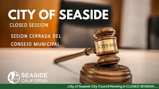 Seaside City Council Meeting  December 5 2024 [upl. by Halimeda]