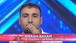 Emrah Bayam  Kaçak Performansı  X Factor Star Işığı [upl. by Pandich274]