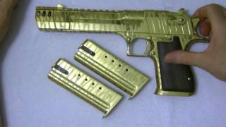 Titanium Gold Glock 21SF and Desert Eagle [upl. by Nirro167]