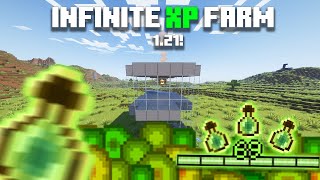 Easiest Infinite XP Farm in Minecraft 121 – Level 30 in 1 Minute [upl. by Soisatsana]