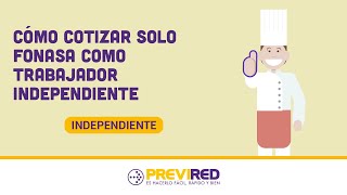 Cómo Cotizar solo Fonasa como Trabajador Independiente [upl. by Matheson]