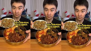 【巨愛吃的周黑鴨】一起幹飯吧，蒜蓉小米辣去烤生蠔food 吃播 吃 eat 吃货 吃饭 吃貨 吃飯 [upl. by Alhsa324]