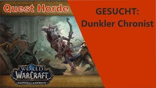 GESUCHT Dunkler Chronist  WANTED Dark Chronicler GER Zuldazar by iZocke [upl. by Malena]