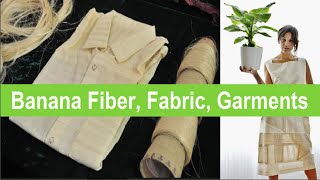 Banana Fiber to Fabric Fiber Extraction Yarn Spinning amp Weaving ProcessTextileTV​ [upl. by Aimej575]