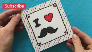 ★ Bricolage fête des pères facile ★ Bricolage en papier ★ DIY bricolage simple [upl. by Arlie]