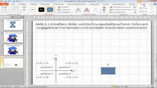 am6314 Das Koordinatensystem in PowerPoint [upl. by Hasen]