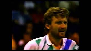 WCT Finals Dallas 1987 Final  Miloslav Mecir vs John Mc Enroe 3 [upl. by Phila]