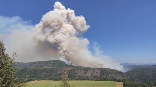 BöhmischSächsische Schweiz Ein Flammenmeer von enormer Größe [upl. by Laicram197]