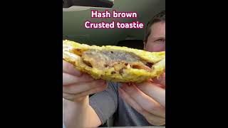 Hash brown crusted toastie [upl. by Jacie]