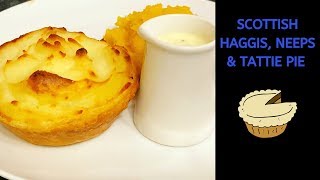 Scottish Haggis Neeps amp Tattie pie  Recipe  Burns supper [upl. by Selden848]