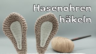 Hasenohren Häkelanleitung  Amigurumi Baukasten [upl. by Bithia]