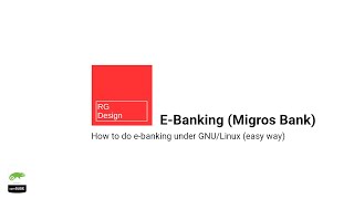 openSUSE  EBanking Migros Bank [upl. by Aram]