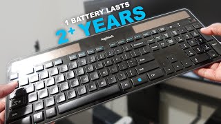 Logitech K750 Wireless Solar Keyboard Review After 2 Years [upl. by Cris]