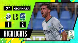 Lecco vs Feralpisalò 12  Prima storica vittoria per la Feralpi  HIGHLIGHTS SERIE BKT 2023  2024 [upl. by Ecnerewal]