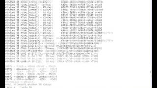 Windows XP 98 NT 2000 and 95 Serial keys [upl. by Adnor]
