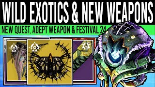 Destiny 2 INSANE FESTIVAL EXOTICS amp NEW WEAPONS Stasis GLAIVE GMs Class Items amp More 29th Oct [upl. by Nivrek156]