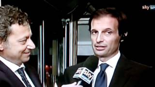 Allegri Commenta il Cazzo Guardi di Ibra Finale col Botto 12032012 [upl. by Olwen]