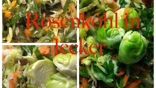 Rosenkohl in lecker gesund durch den Winter Rezept [upl. by Syah]